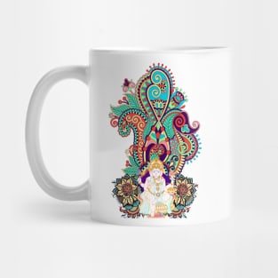 Ganesh Colorful Paisley Ethnic India Motif Mug